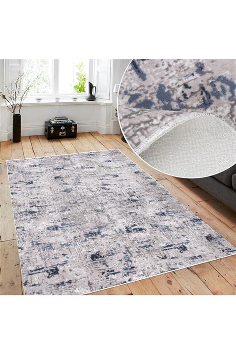 Myevilla My Evilla Jel Kaymaz Taban Lacivert Mavi Kesme Yolluk