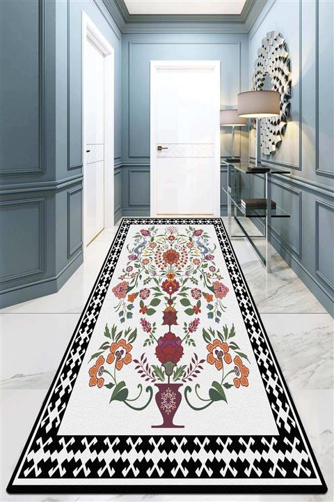 Chilai Home Yıkanabilir Kaymaz Tabanlı Kesme Rulo Halı Yolluk