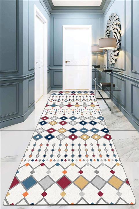 Chilai Home Calabozo Yolluk Halı Djt Kaymaz Taban Yıkanabilir Rulo Kesme Yolluk