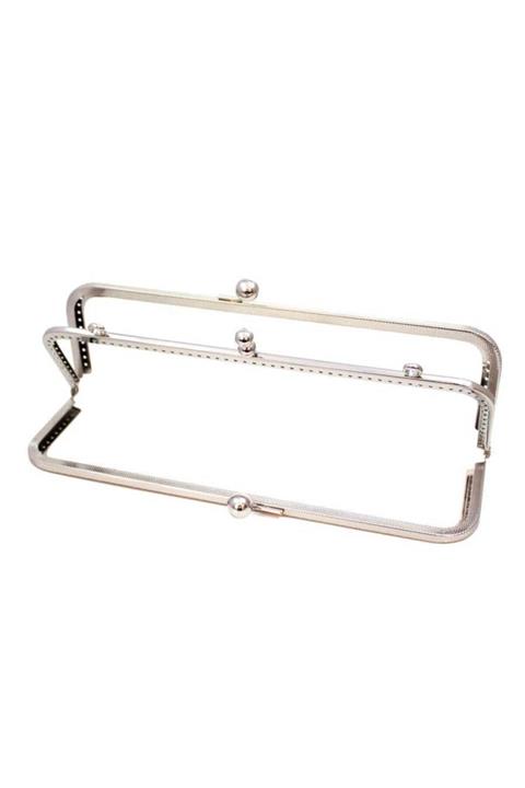 Ertürk Metal Aksesuar 25 cm İki Bölmeli Çanta Kulpu Nikel Renk Kod-29n 1 Adet
