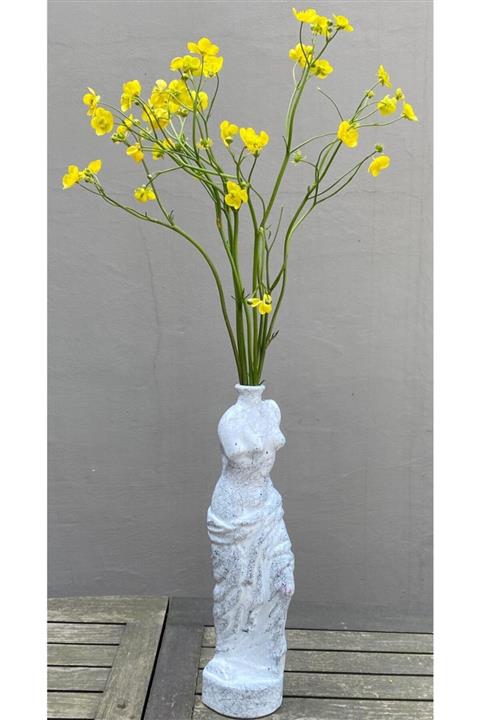 Missi Büyük Mermer Desenli Venüs Cam Vazo(33 CM)