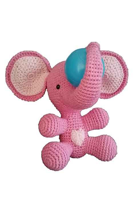 Göznuru Atölyesi Oyun Arkadaşı Handmade Pembik Filoş