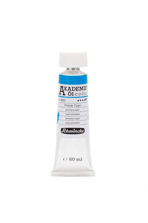 Schmincke : Akademie Öl Color : Yağlı Boya : 60 Ml : Seri 1 : 402 Primary Cyan