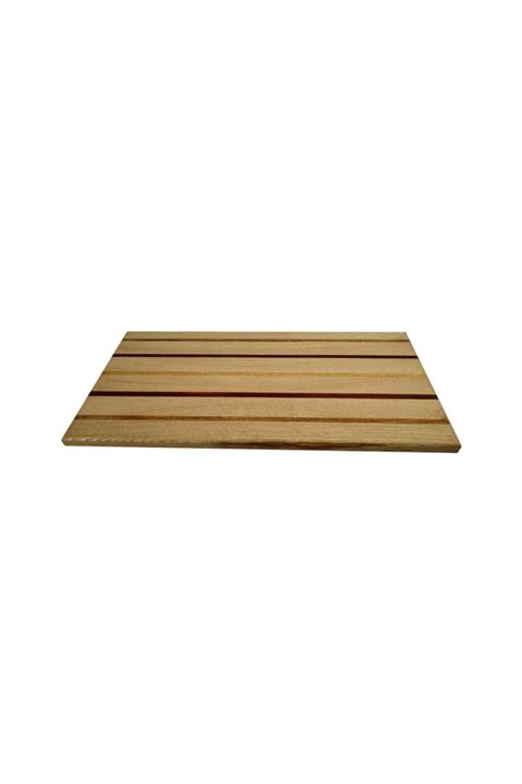 emekwood 26 X 51 X 2 Kestane - Paduk - Ireko Doğal Ekmek Kesme Tahtası ( Slice Cutting Board )