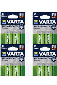 Varta 3000 Mah C Boy Şarlı Pil 8 Adet