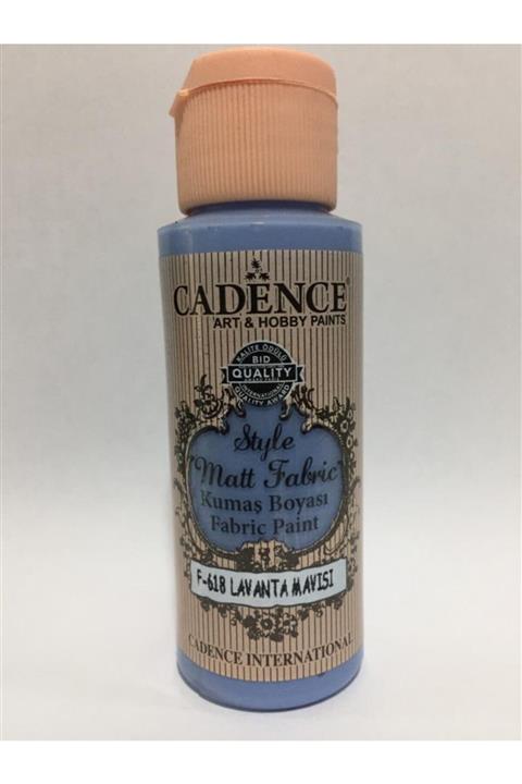 Cadence Style Matt Fabric Kumaş Boyası  Lavanta Mavisi