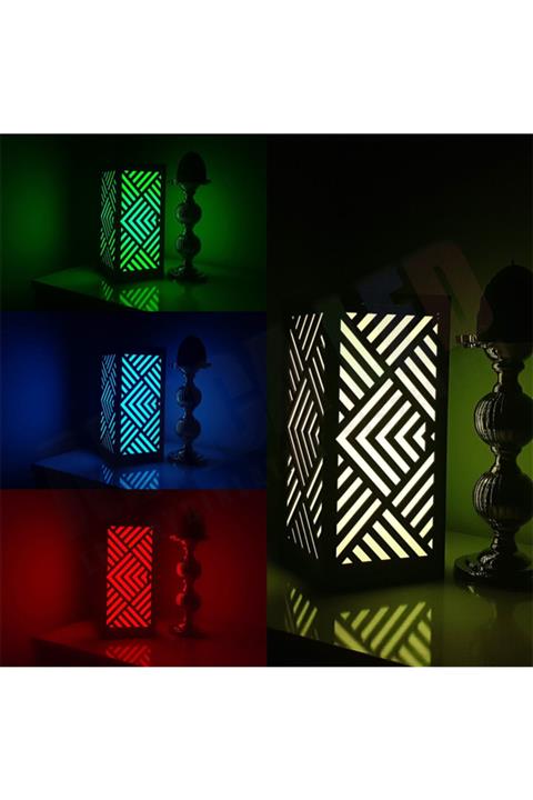 ALACA LED Dekoratif Rgb Ledli 32cm Masaüstü Lambader