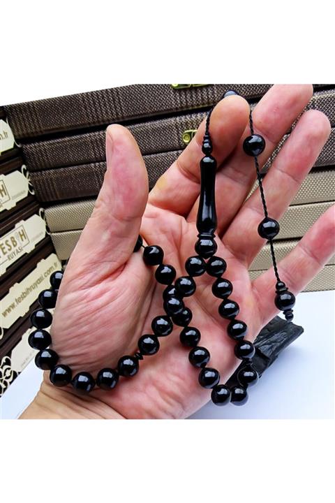 Tesbih Ruyasi Şalgam Model Sistemli Erzurum Oltu Taşı Tesbih