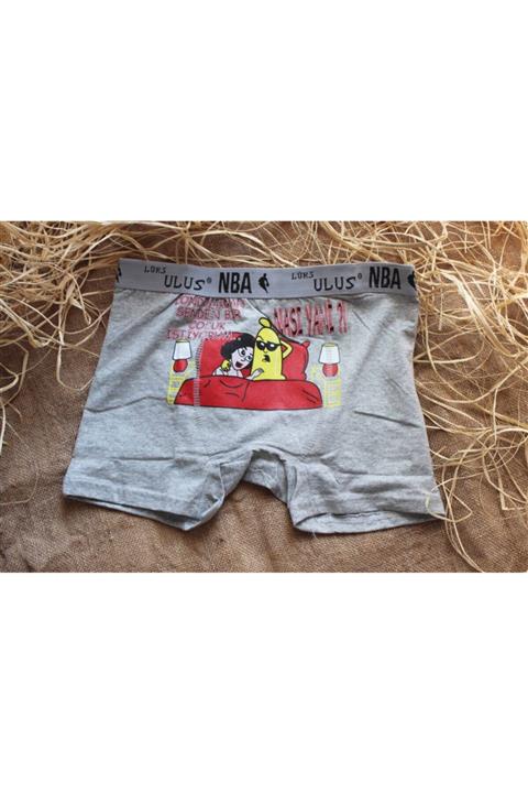 lelies Komik Baskılı Boxer