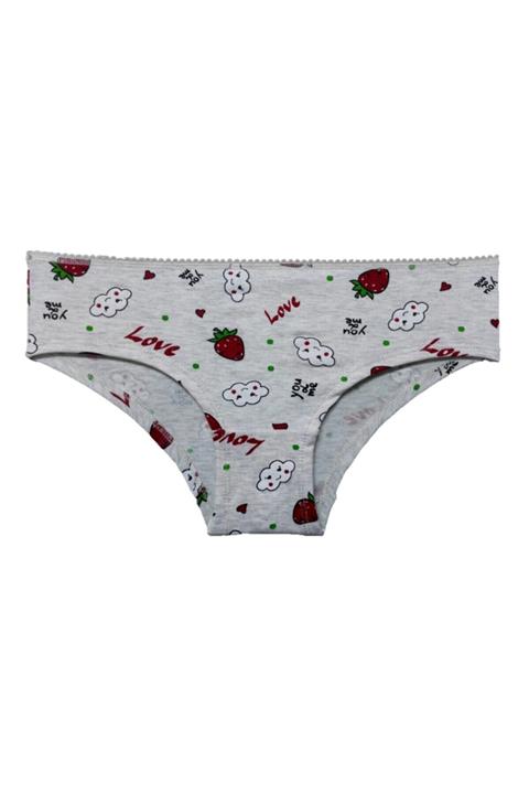 Romina Valy Çilek Baskılı Kadın Penye Slip