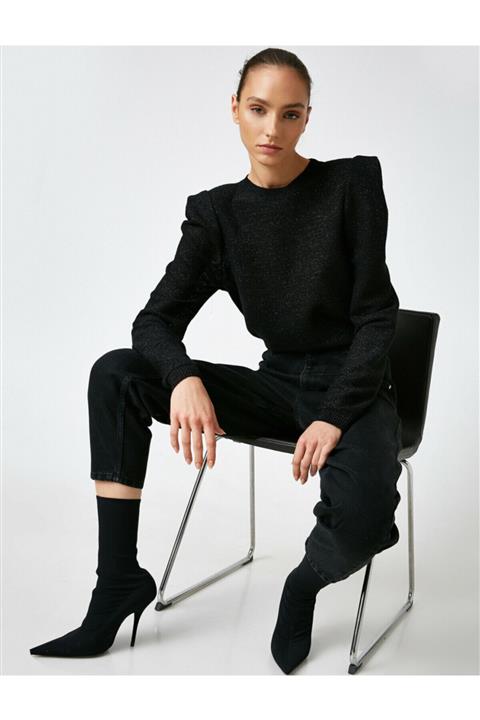 Koton Kadın Arzu Sabanci For Bisiklet Yaka Vatkali Kazak