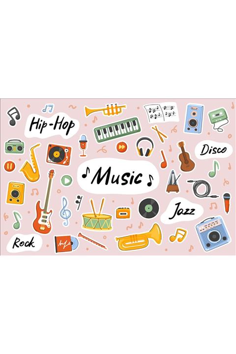 Ünsal Desing Laptop - Ajanda - Tablet - - Müzik Sticker