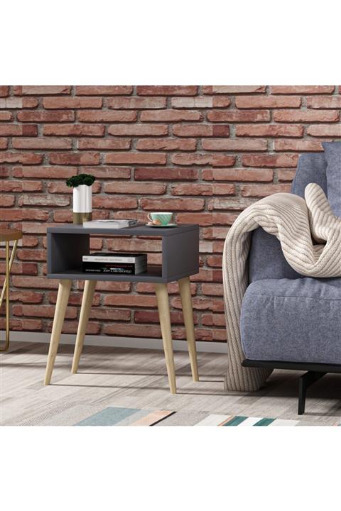 DemonteDekor Mıka Yan Sehpa Antrasit