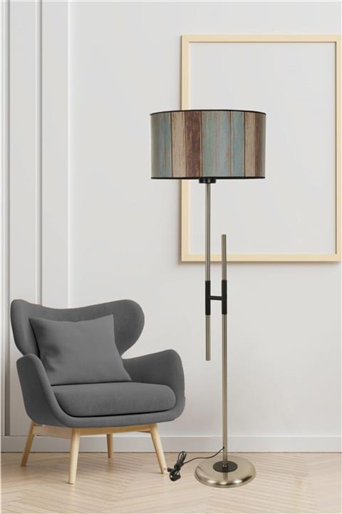 Lumexx Felix Mat Krom Lambader Silindir Renkli Abajurlu