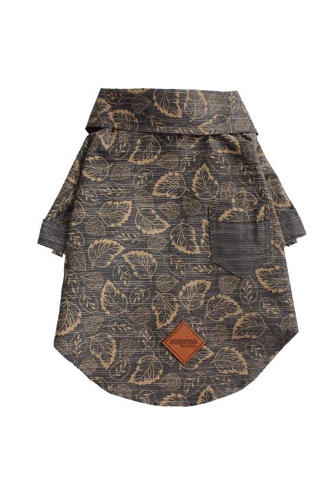 Pawstar Antrasit Hawaii Kedi Köpek Gömleği Kedi Köpek Kıyafeti