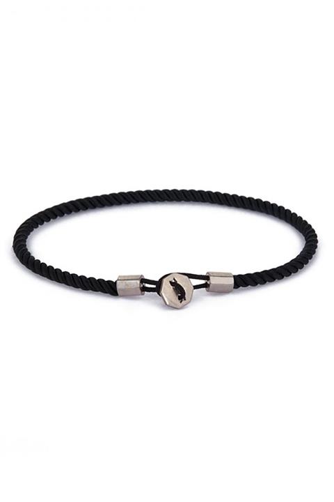 Atolyewolf Siyah Milan Şans Bileklik