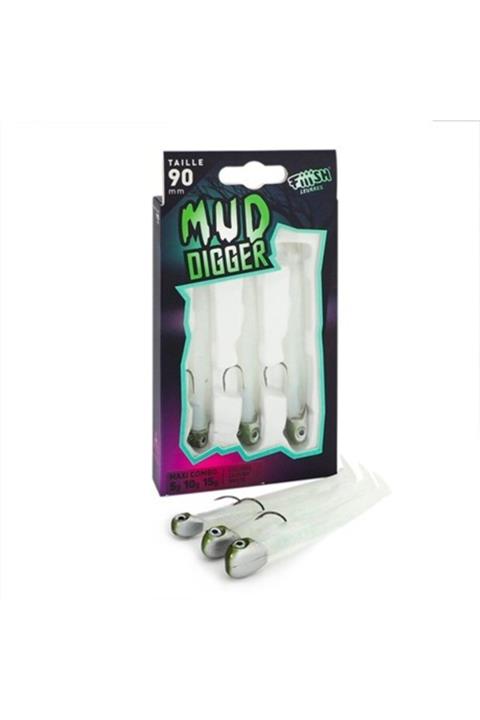 FIIISH Mud Digger Md1135 Maxi Combo - Cloudy White