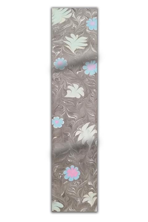 ELİFEBRU exclusive handicrafts Ebru Sanatı El Yapımı Ipek Fular Fu 118