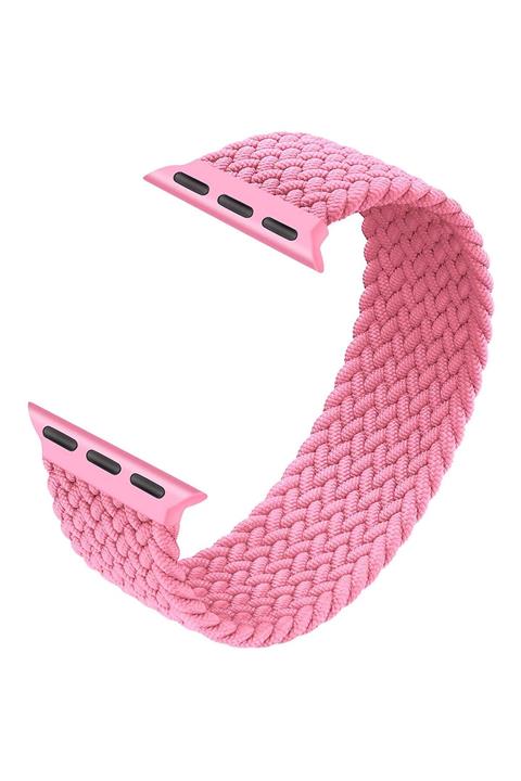 Kyver Apple Watch Seri 7/6/se/5/4/3 Örgü Solo Loop Kordon 41mm 40mm 38mm Uyumlu (SMALL)