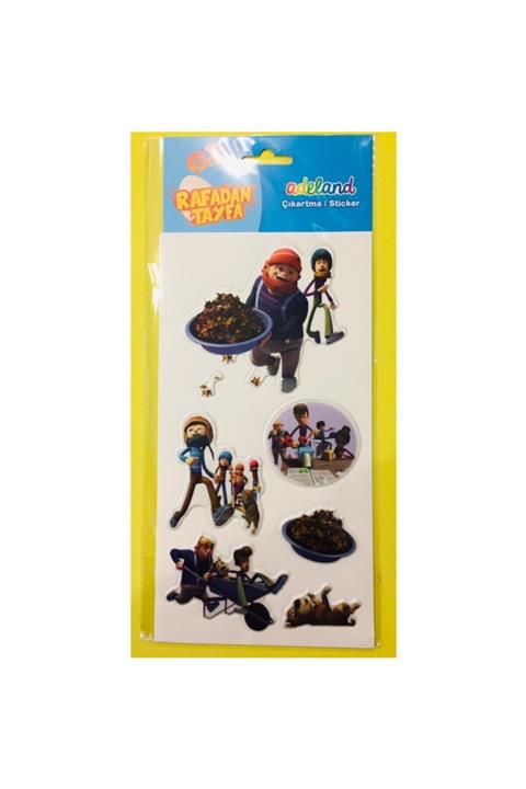 ADELAND Trt Çocuk Rafadan Tayfa Sticker Büyük Boy 30x13 Cm