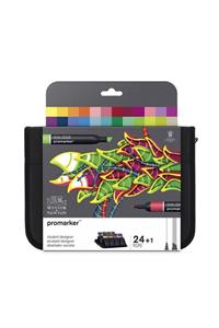 Winsor Newton Wınsor& Newton 0290030 Promarker Student Desınger Çantalı Set 24'