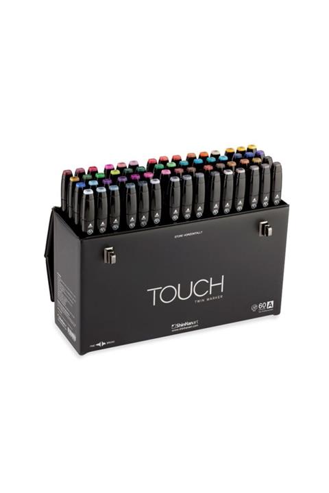 Shinhan Art Çift Uçlu Markör Kalem Seti 60 Renk