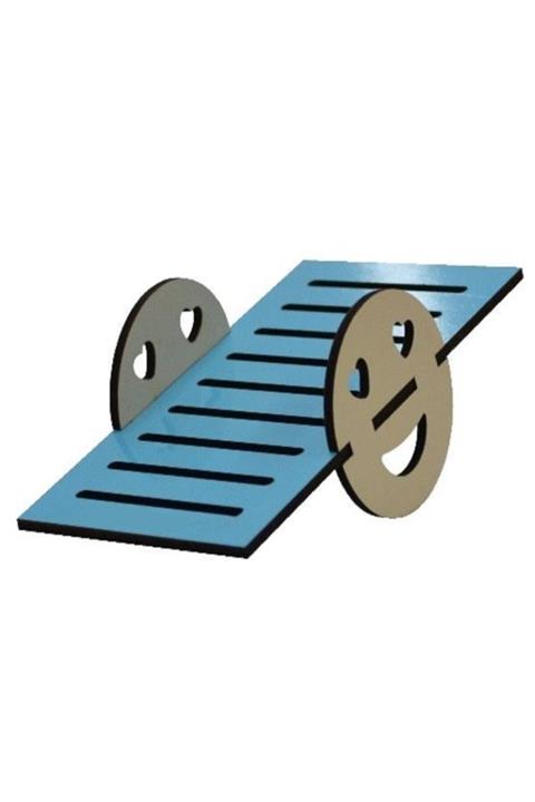 yenisahome Hamster Kemirgen Tahterevalli Ahşap 14 cm