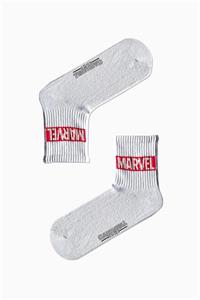 CARNAVAL SOCKS Marvel Yazılı Desenli Renkli Spor Çorap