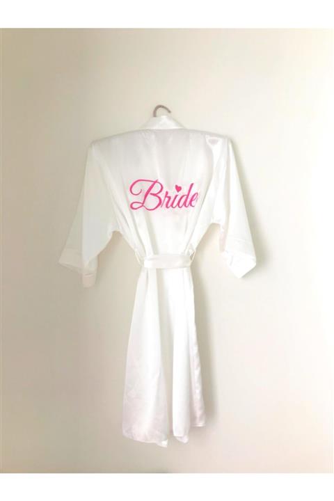 Gelin Güncemiz Bride Nakışlı Gelin Bride Sabahlık