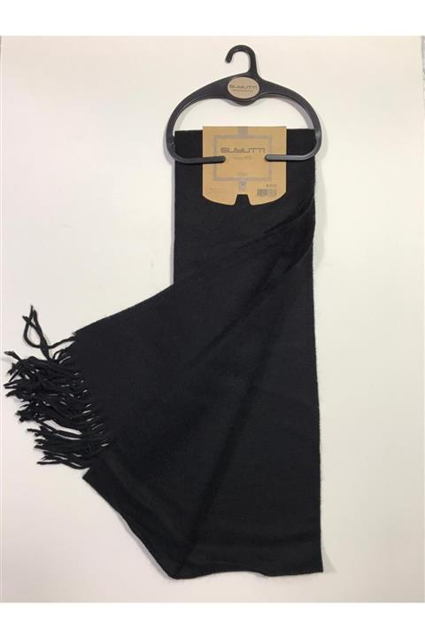 Suyutti Erkek Siyah Akrilik Atkı