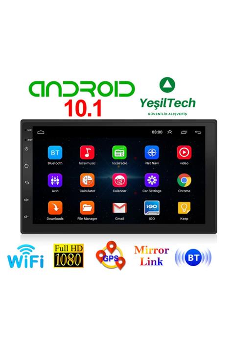 alfaben KW-1000 ANDROİD MULTİMEDYA+ PARK KAMERASI 7 İNC DOUBLE TEYP YOUTUBE NAVİGASYON MİRROR LİNK kıngwınn