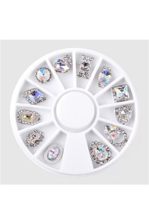 OJELY Lüks Nail Art Taş Süsleme Seti Gelin Tırnakları Için Ideal