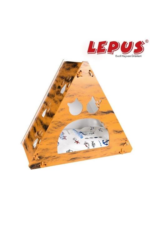 Lepus Prizma Kedi Yuvası Krem 35x53x61h Cm