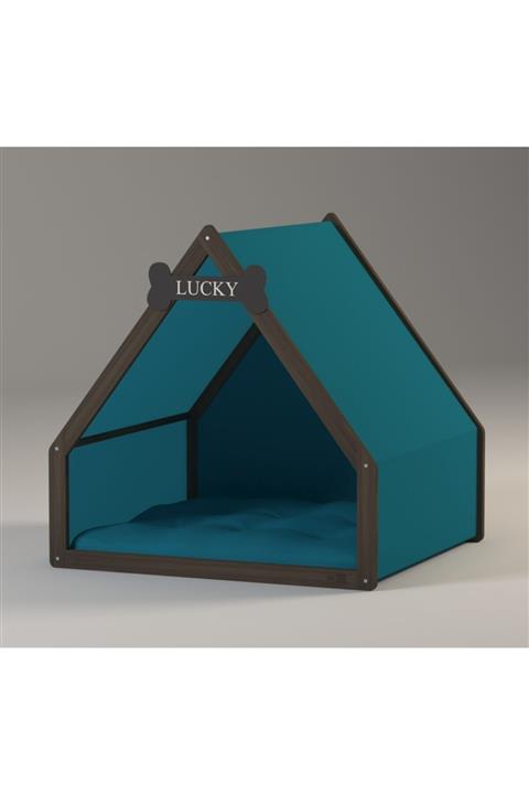 Sergi Concept Köpek Yatağı Lucky Ceviz Turkuaz
