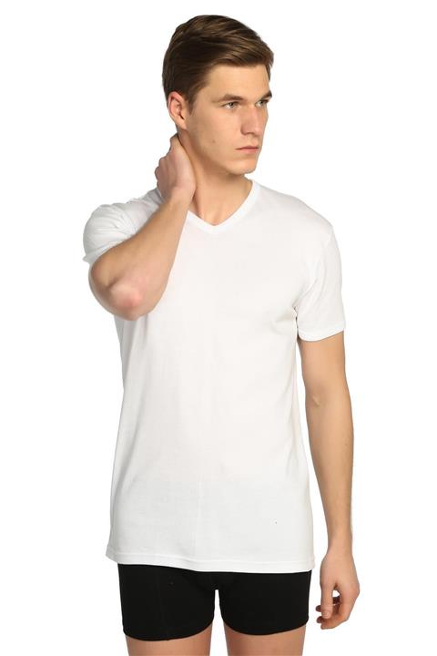 Cicimod 2'li Paket V Yaka Ribana Erkek Fanila