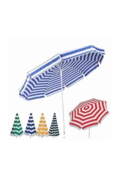 Belde Mavi Beyaz Şemsiye Pamuklu Bidon Hariç