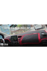 Guerrino Citroen Berlingo Torpido Halısı Kırmızı 2018+ Modellerine Uygun