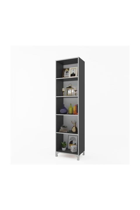 Kenzlife mutfak dolabı pakize 168*050*030 gri ayaklı banyo evrak ofis ayakkabılık kiler
