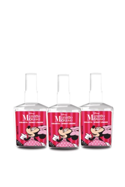 DISNEY Minnie Mouse 100ml Limon Sprey Kolonya 3 'lü Set