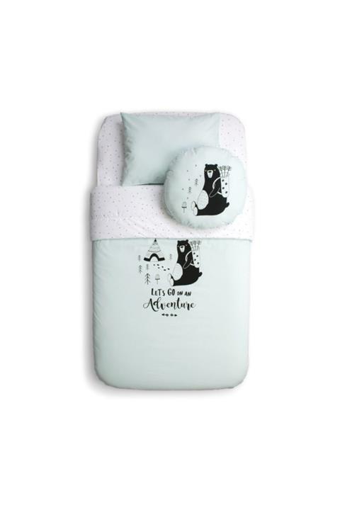 Funna Baby Mint Yatak Örtü Seti  100 X 150 Cm