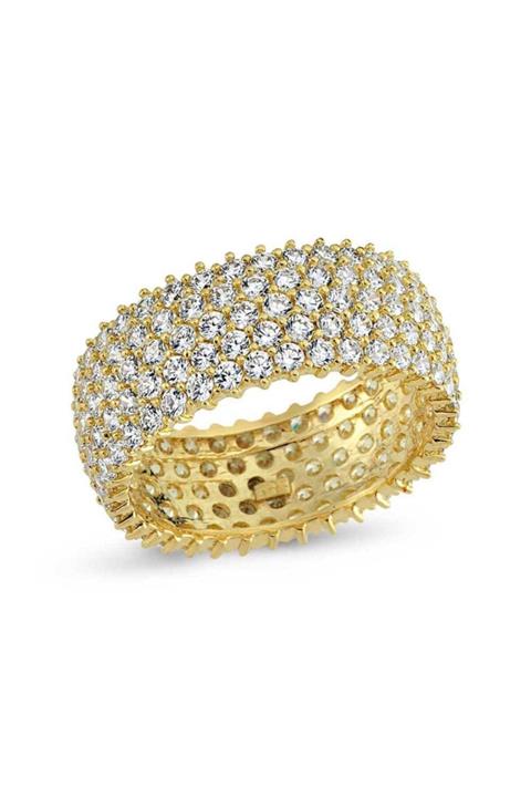 BİLEZİKHANE 14 Ayar Altın Tamtur Yüzük 5 Sıralı