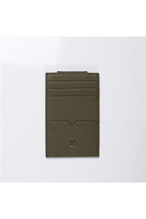 MELİK KAM Yeşil Floater Deri Kartlık