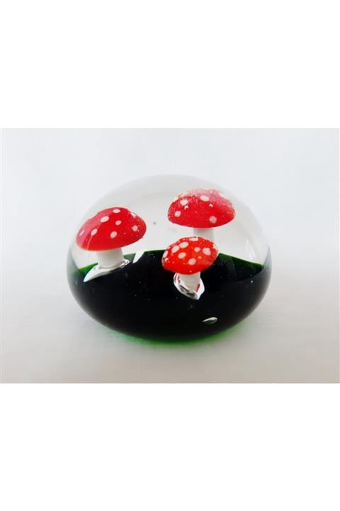 Murano Concept Mantar Murano Kağıt Ağırlığı