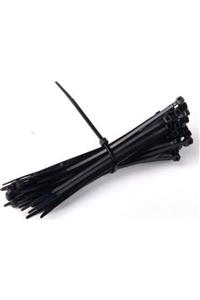 Kupa Siyah Plastik Cırt Kelepçe 3,6x200 mm 100 Adet