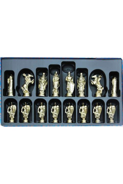 BULUTSHOP Satranç Taşı Fügürlü Set Hediyelik Sadece Satranç Taşı