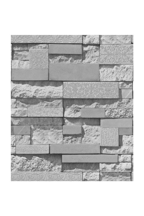 Zümrüt Exclusıve 3d Taş Desenli Duvar Kağıdı (5 M2 )