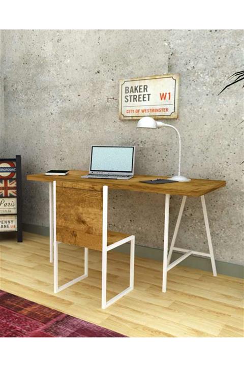 Archi Ahşap Atölyesi Summers White Çalışma Masası 150 Cm