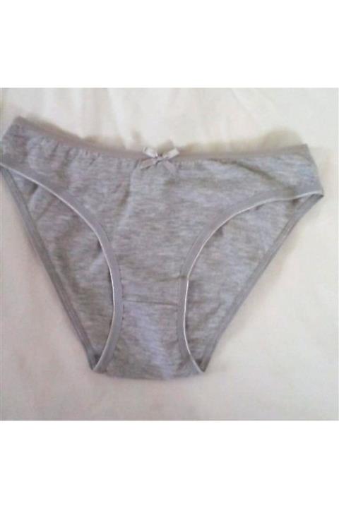 vanka tekstil Kadın Dr.bugyi Gri Standart Penye Slip