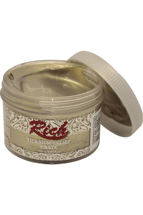 Rich Titanium Metalik Rölyef Pasta Bal Köpüğü Rengi 160cc Trp-160-5510
