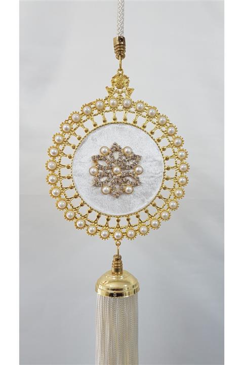 Accessorius Saçaklı Incili Perde Sarkıtı, Perde Süsü